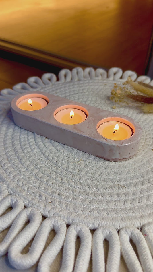 Porta candele Trilume