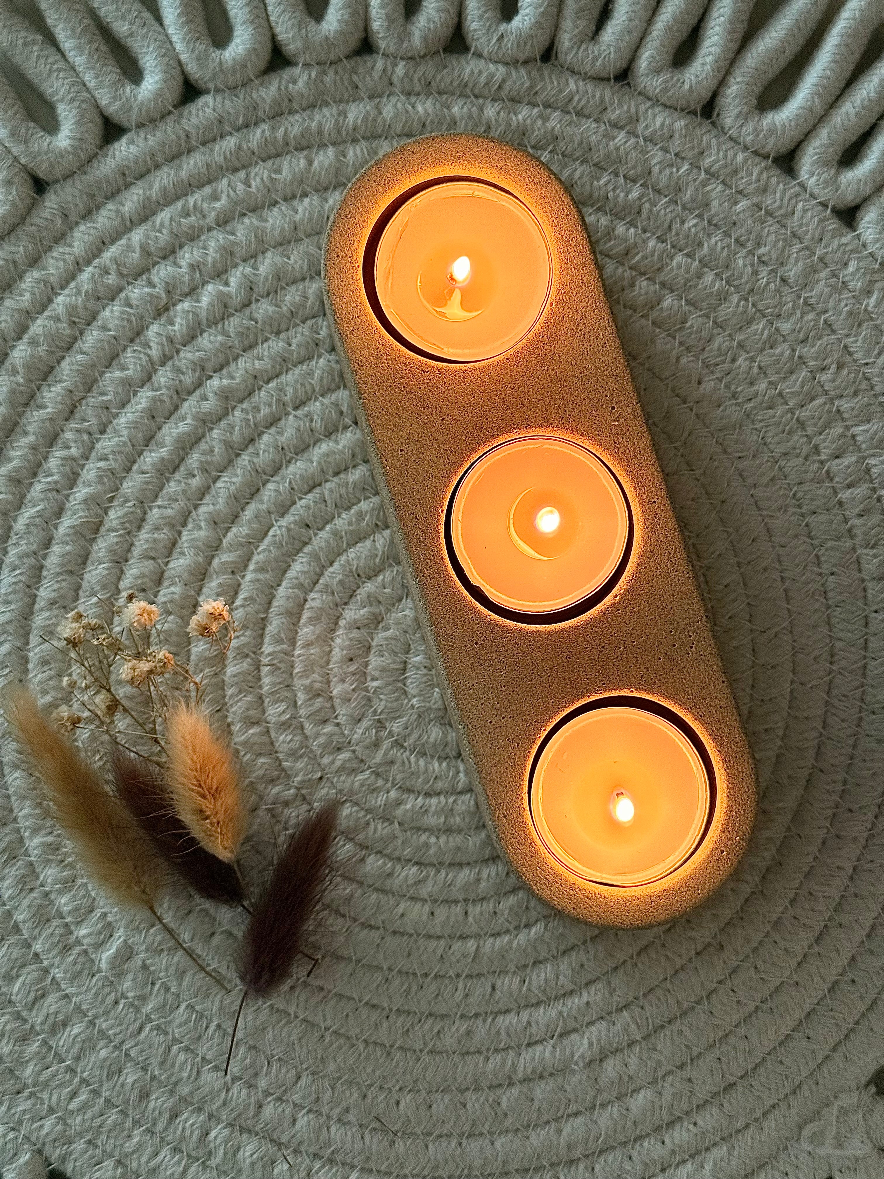 Porta candele Trilume