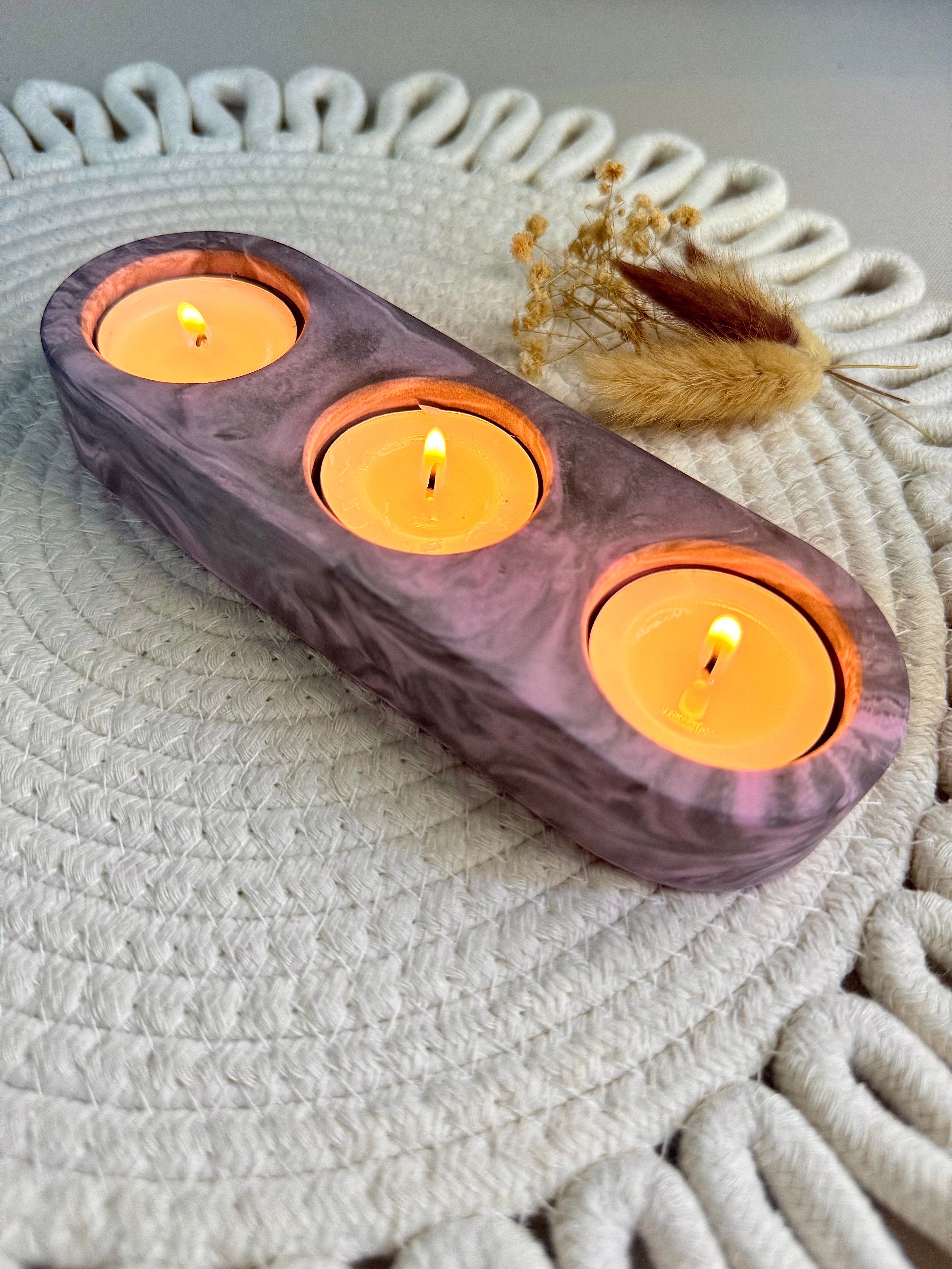 Porta candele Trilume