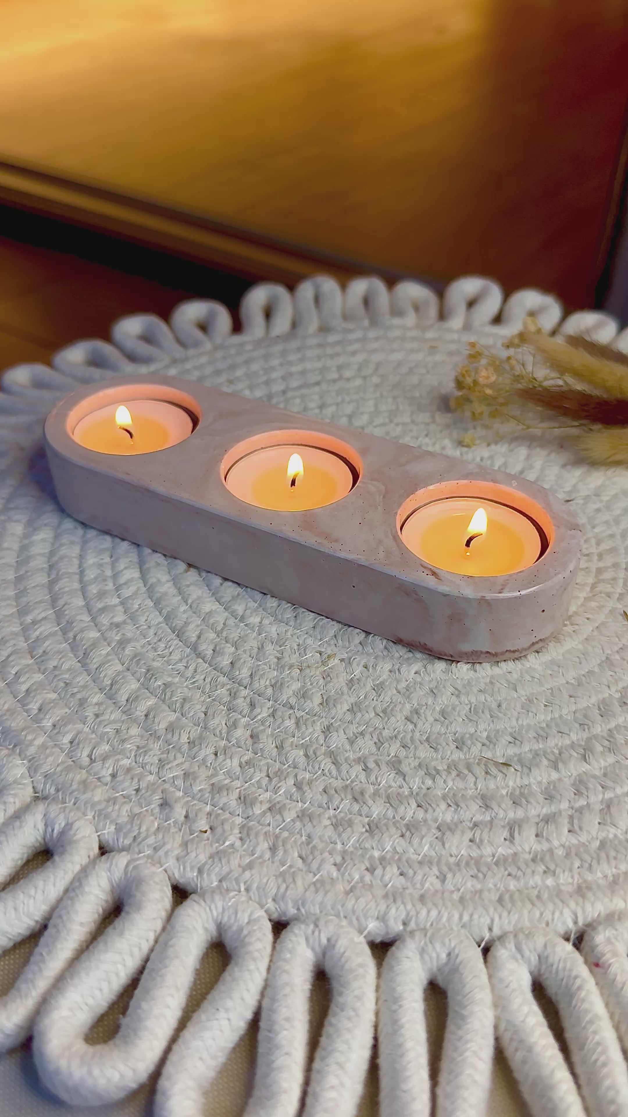 Porta candele Trilume